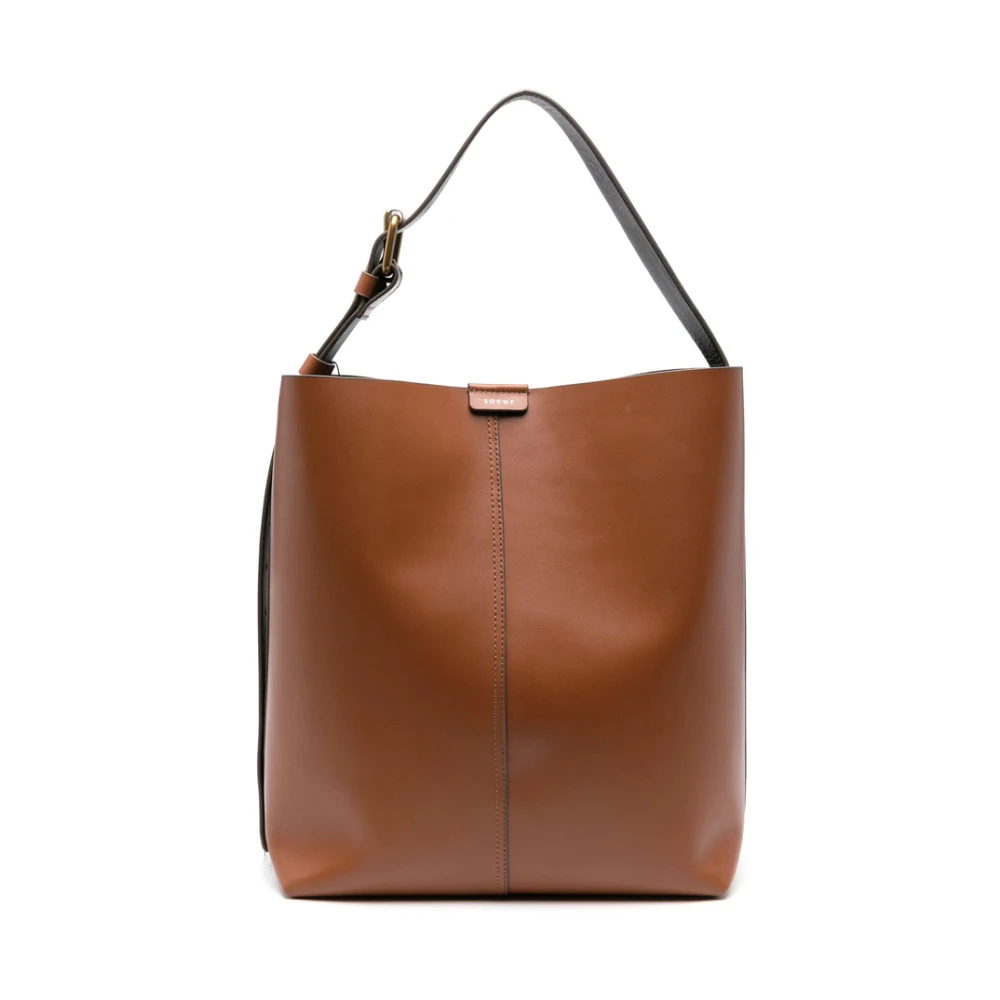 Soeur Karamelbruine Schoudertas met Logo Brown Dames