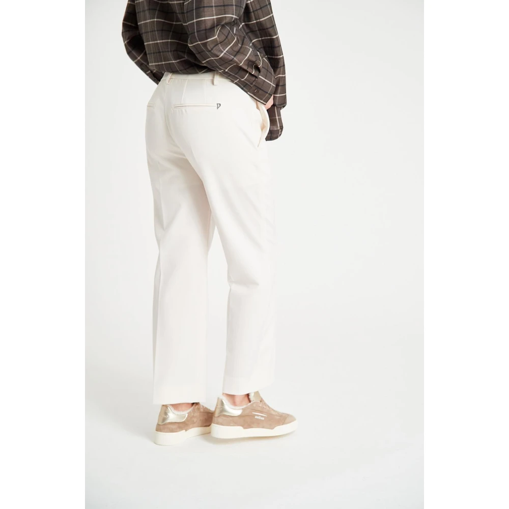 Dondup Meli Broek White Dames