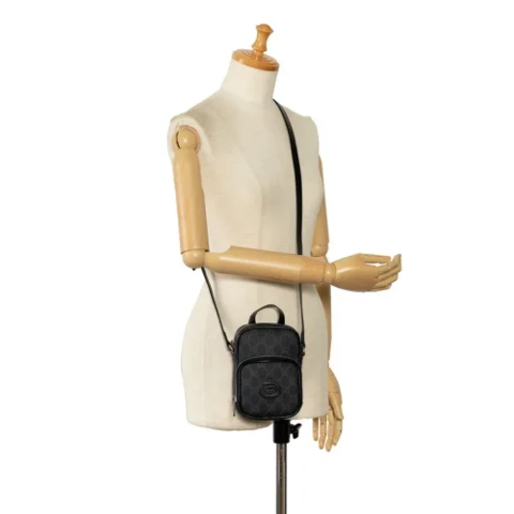 Gucci Vintage Pre-owned Plastic shoulder-bags Black Dames