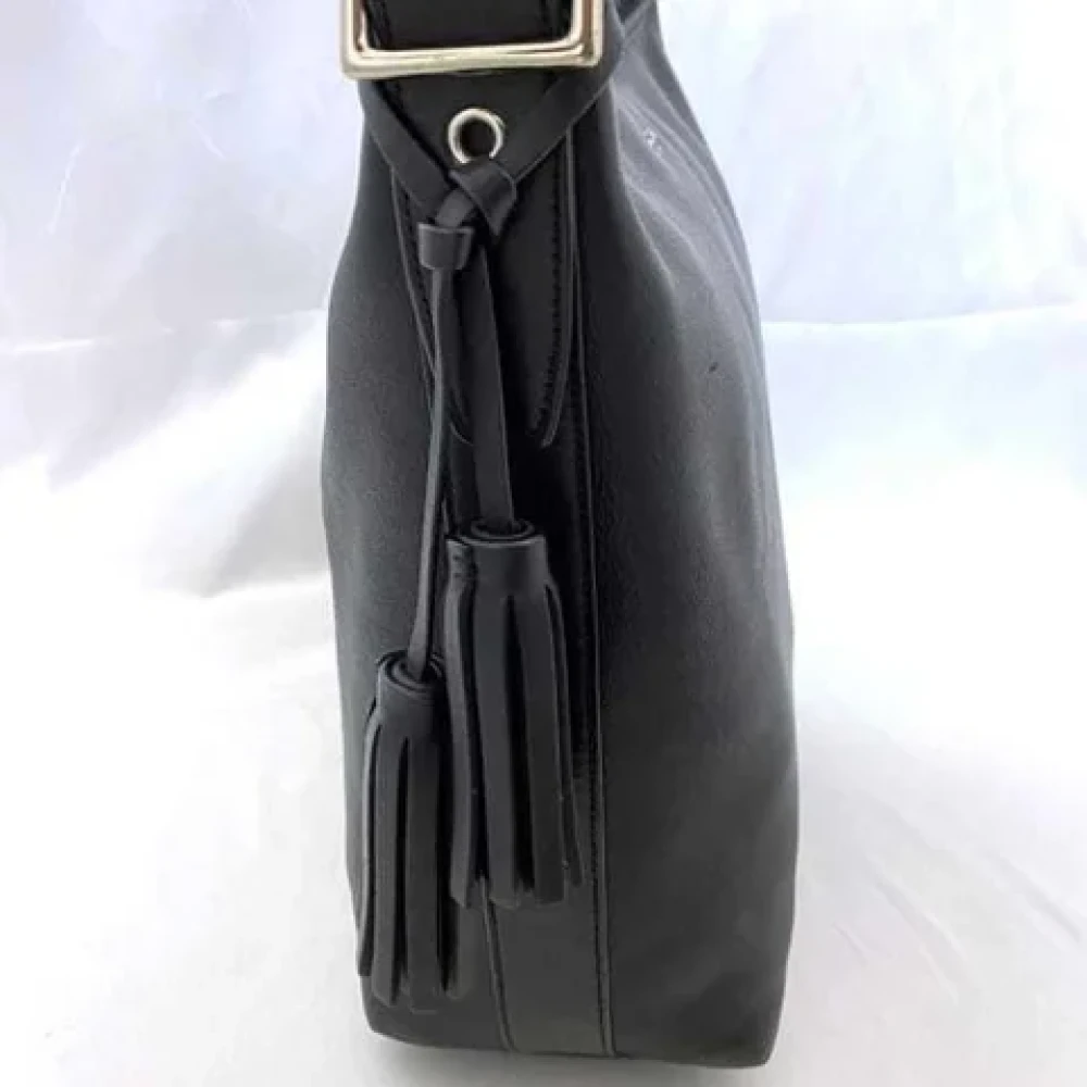 Coach Pre-owned Leather shoulder-bags Black Dames