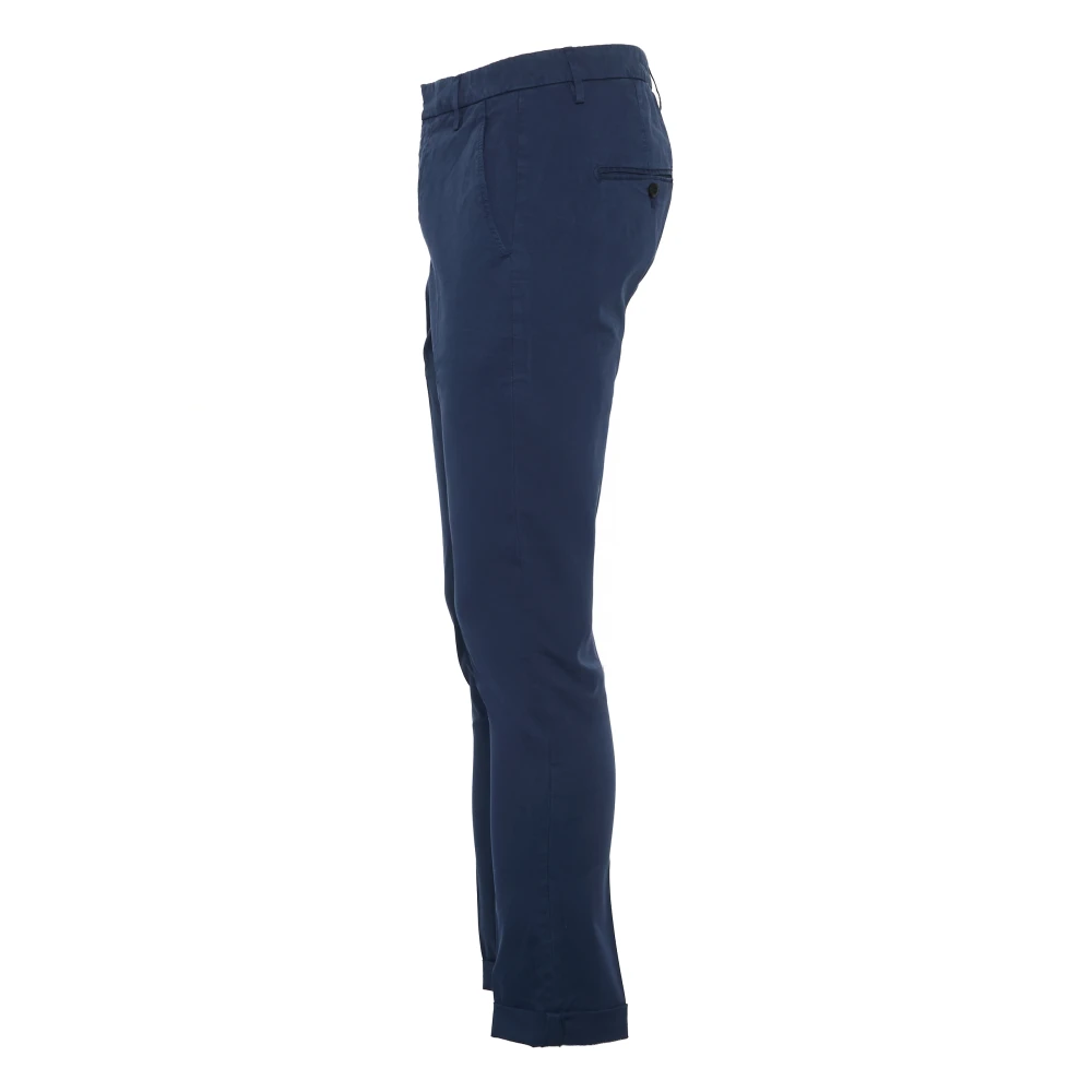Dondup Slim Fit Elegante Broek Blue Heren