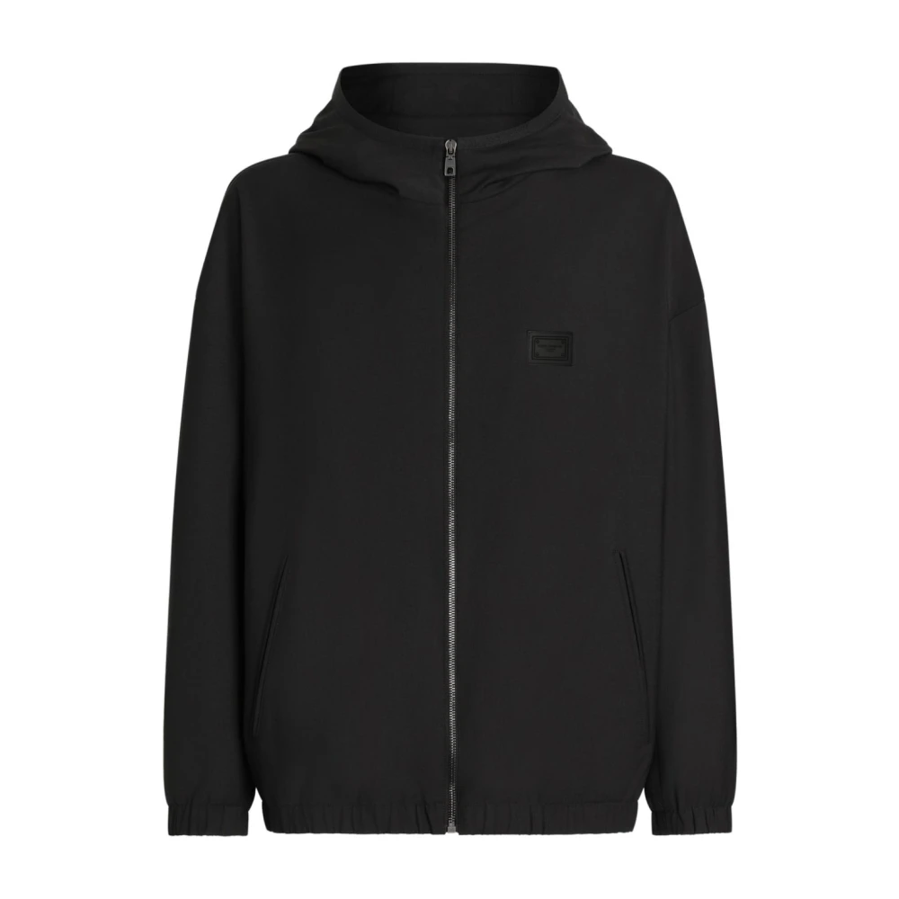 Dolce & Gabbana Men's Black Zip-Throughs, 2XL, Zip-Through Jacket