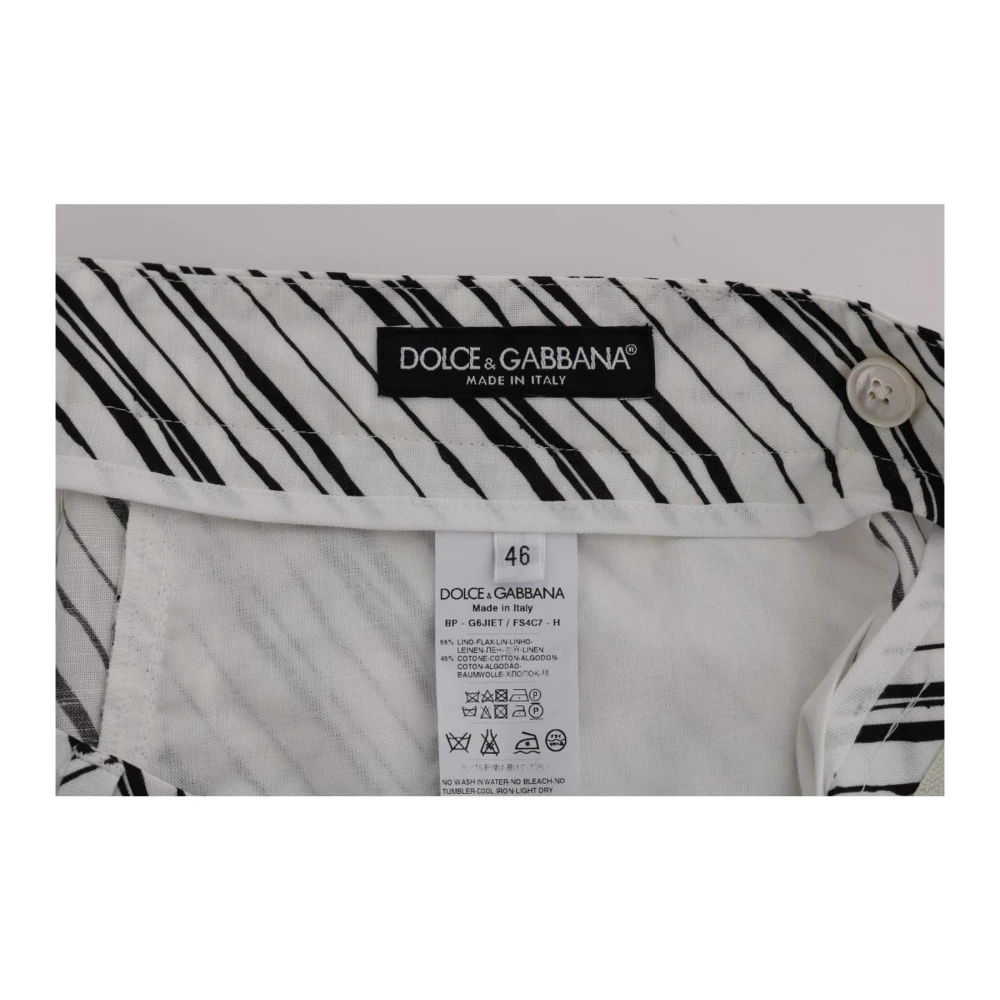 Dolce & Gabbana Gestreepte Casual Shorts Multicolor Heren