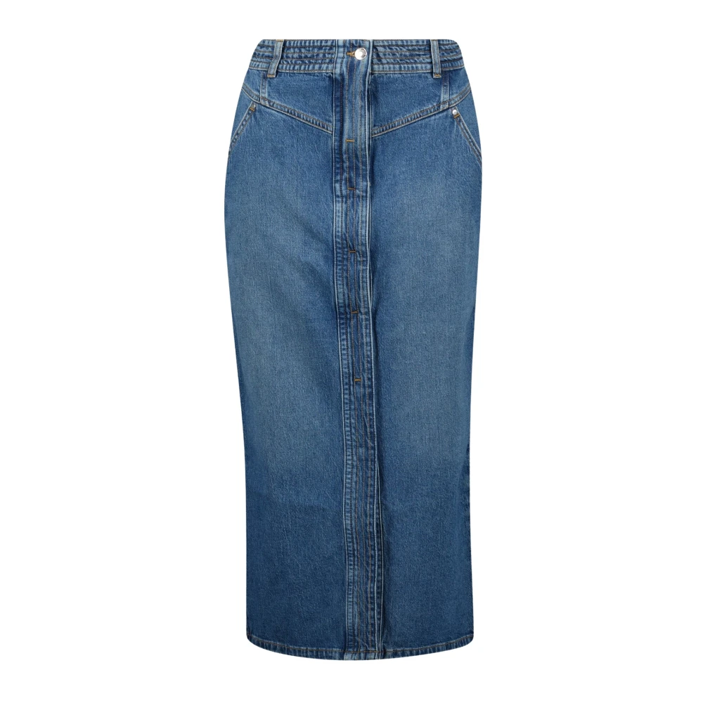 IRO Denim Rok Garice Lente-Zomer 2025 Blue Dames