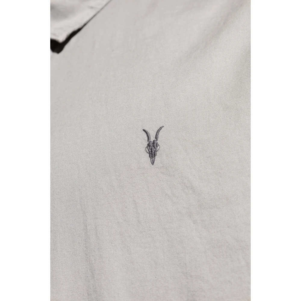 AllSaints Hawthorne Shirt Gray Heren
