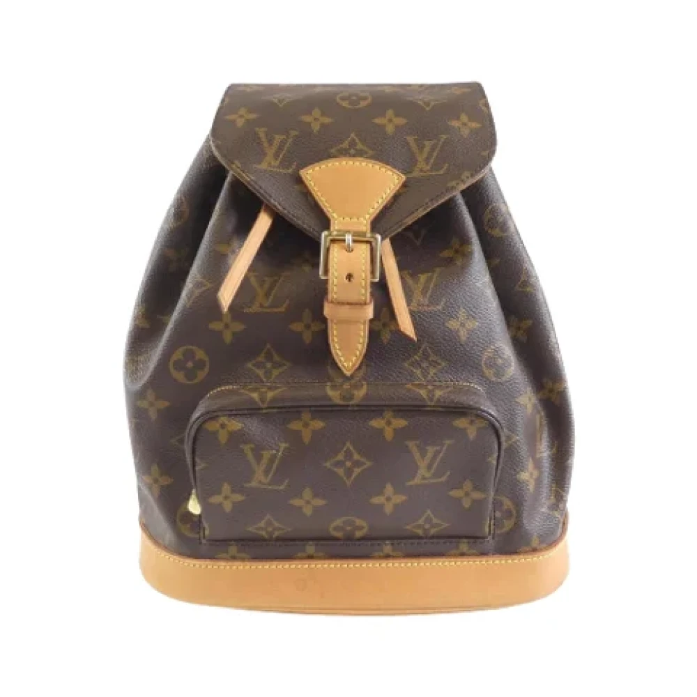 Louis Vuitton Vintage Pre-owned Canvas backpacks Brown Dames