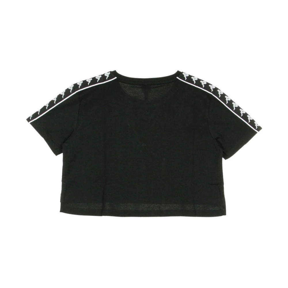 Kappa Korte zwarte dames T-shirt Black Dames