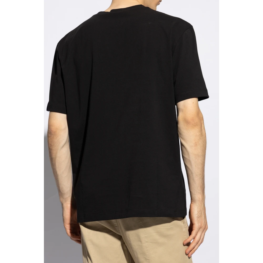 Dsquared2 T-shirt met logo Black Heren