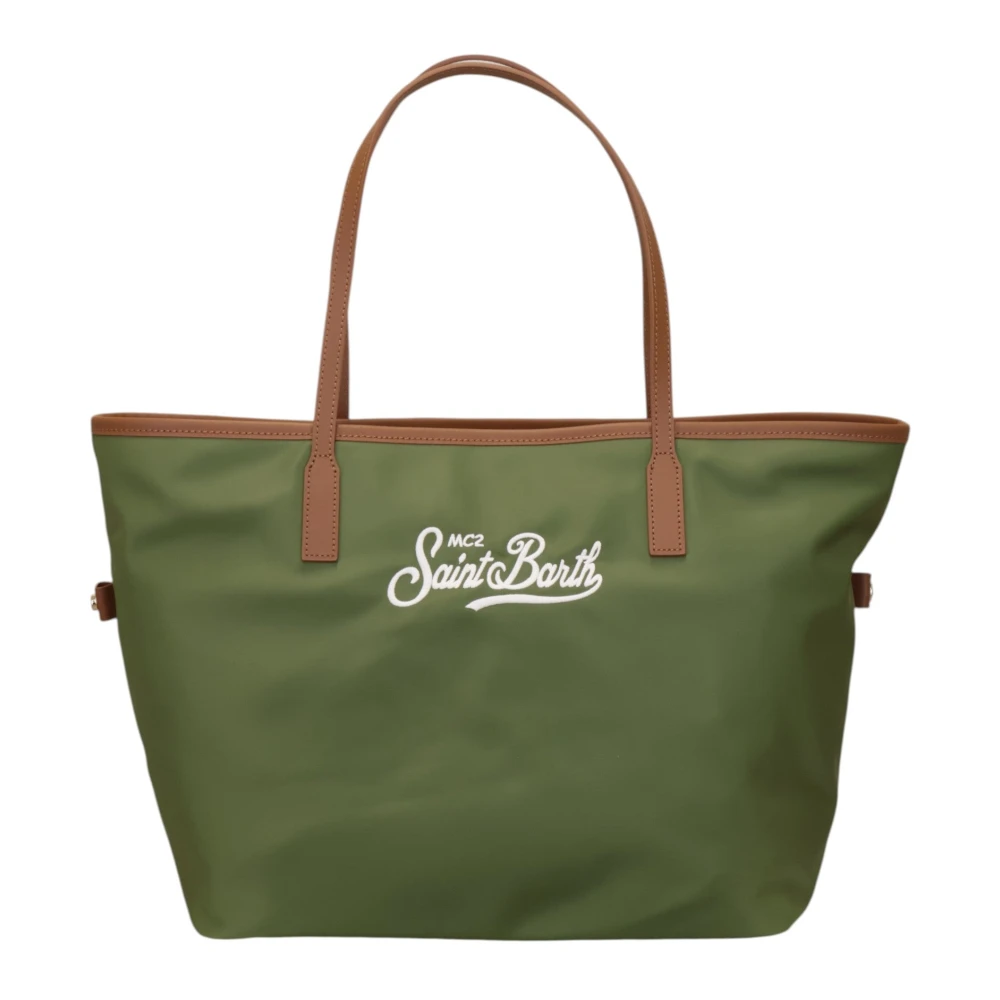 Mc2 Saint Barth 00219L Borsa City Nylon Verde - Immagine 5