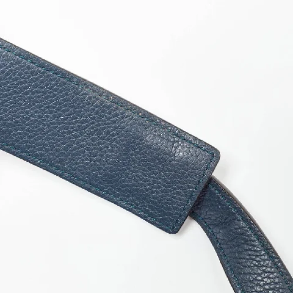 Celine Vintage Pre-owned Leather handbags Blue Dames