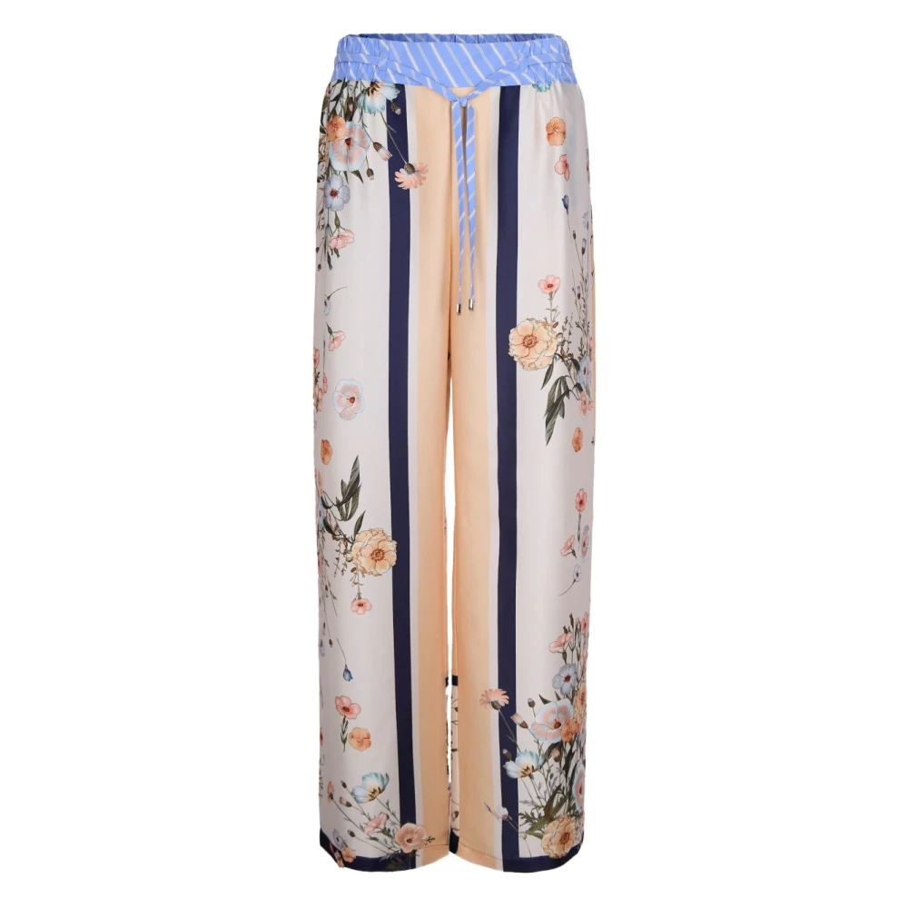 Liu Jo Damen Multicolor Hosen, Mehrfarbig, Xlgröße: