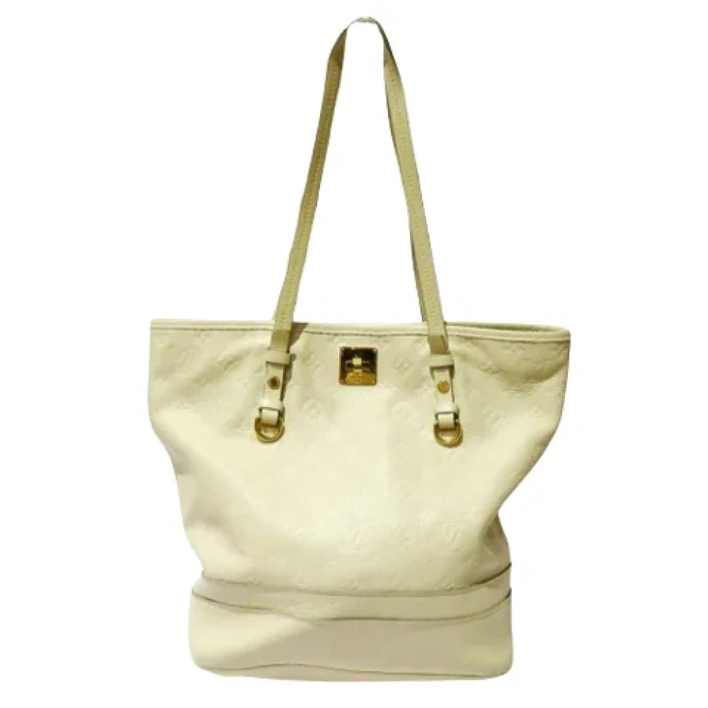 Louis Vuitton Vintage Pre-owned Canvas backpacks White Dames