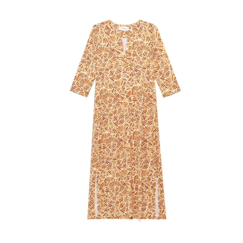 Maliparmi Vrouw Geel Kleedjes Dames, 2XL, Abito Shell Dress