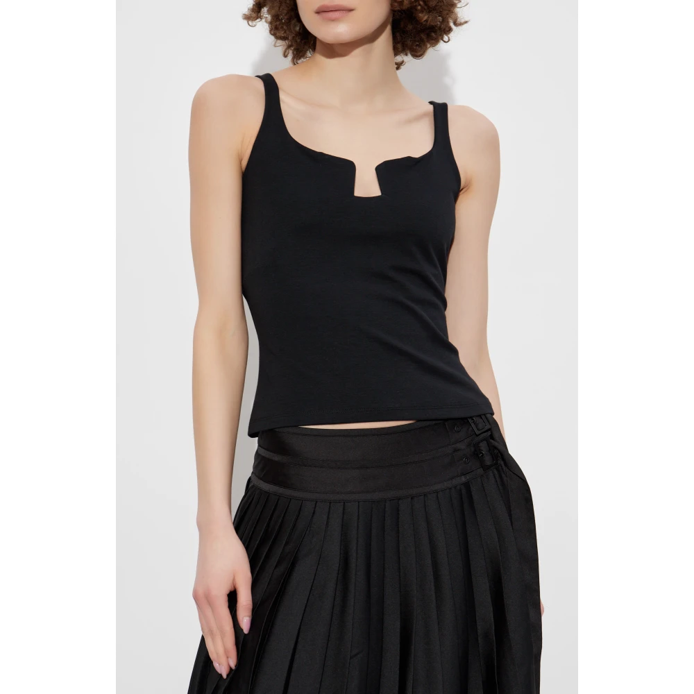 AllSaints Top Mio Black Dames