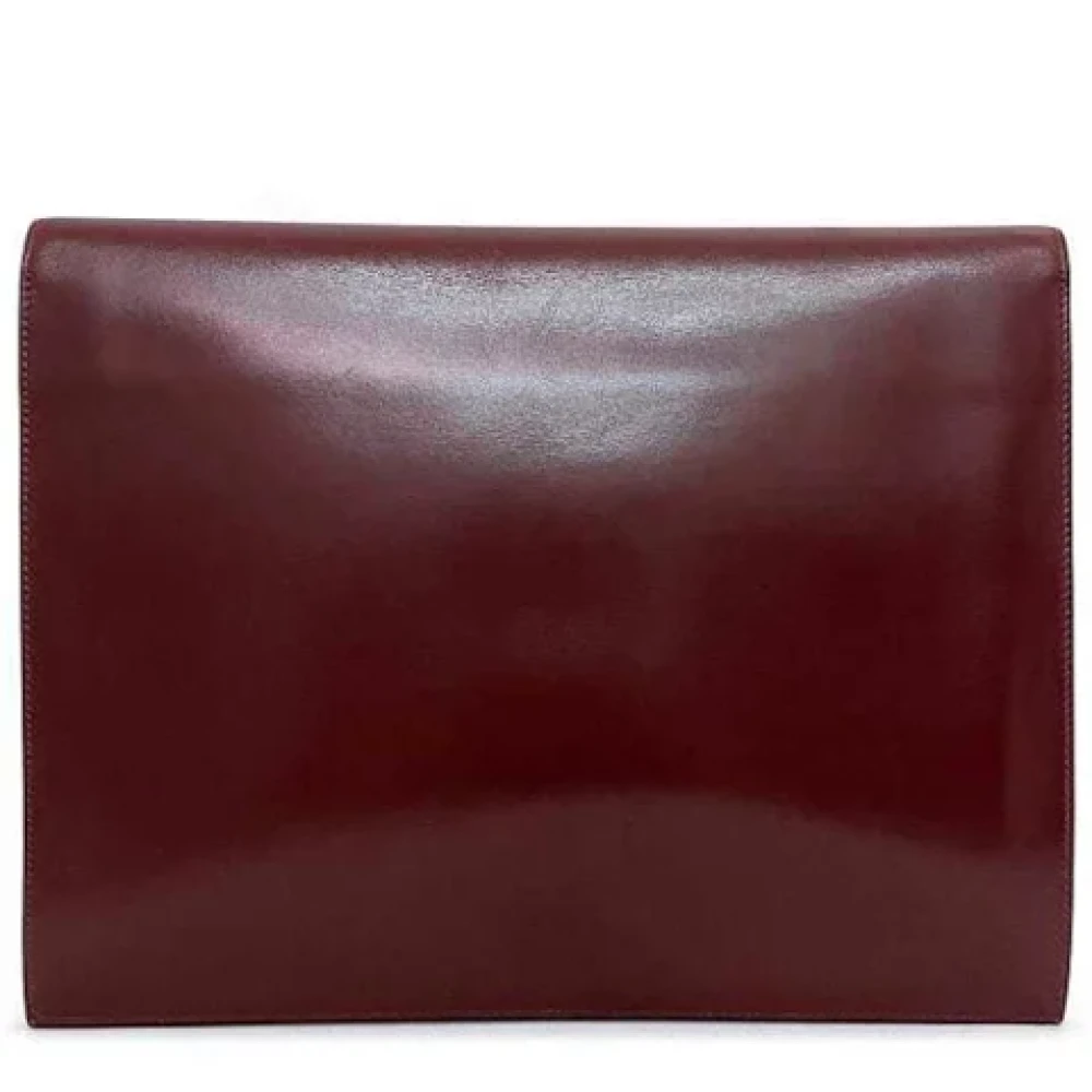 Hermès Vintage Pre-owned Fabric clutches Brown Dames