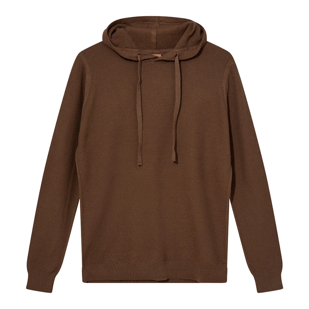 MOS MOSH Gezellige Kamel Hoodie voor Mannen Brown Heren