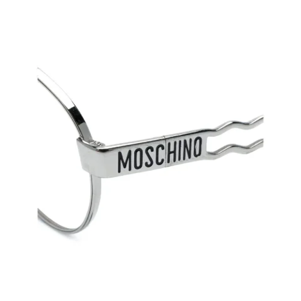 Moschino Pre-Owned Pre-owned Metal sunglasses Gray Dames