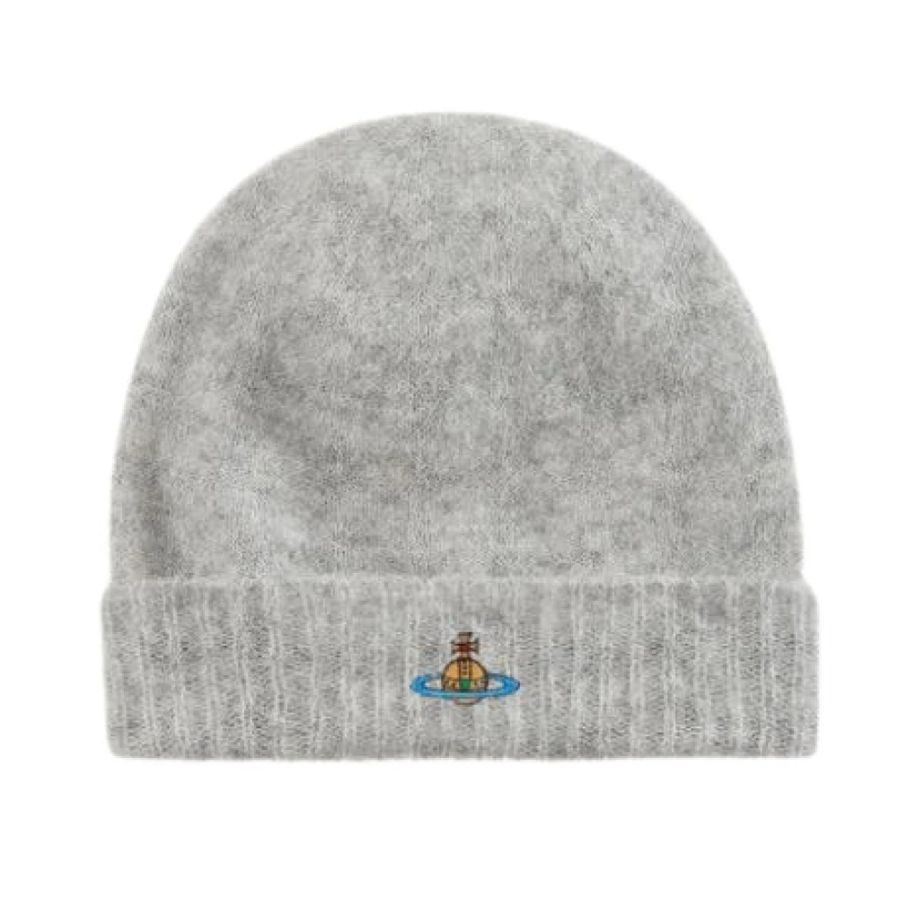 Vivienne Westwood Unisex Grey Hats For Stylish Look