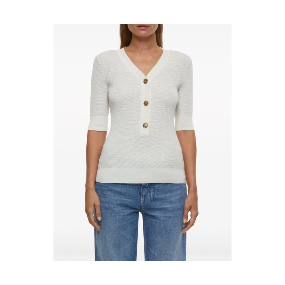 closed Cardigans White Dames
