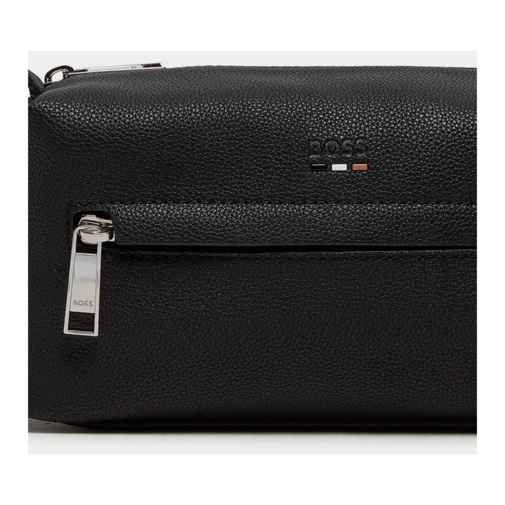 Hugo Boss Zwarte heren clutch tas Black Heren