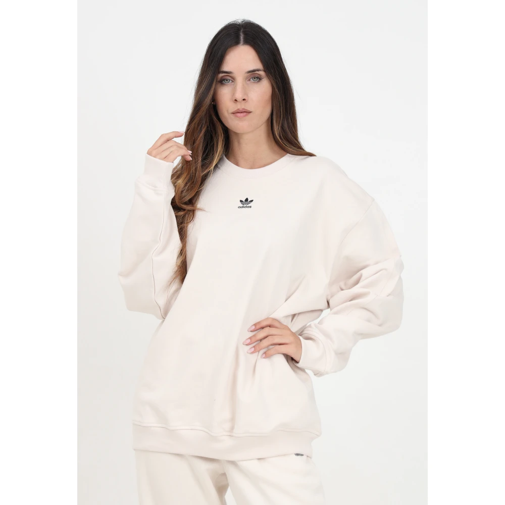 adidas Originals Essentials Oversized Beige Sweater Beige Dames