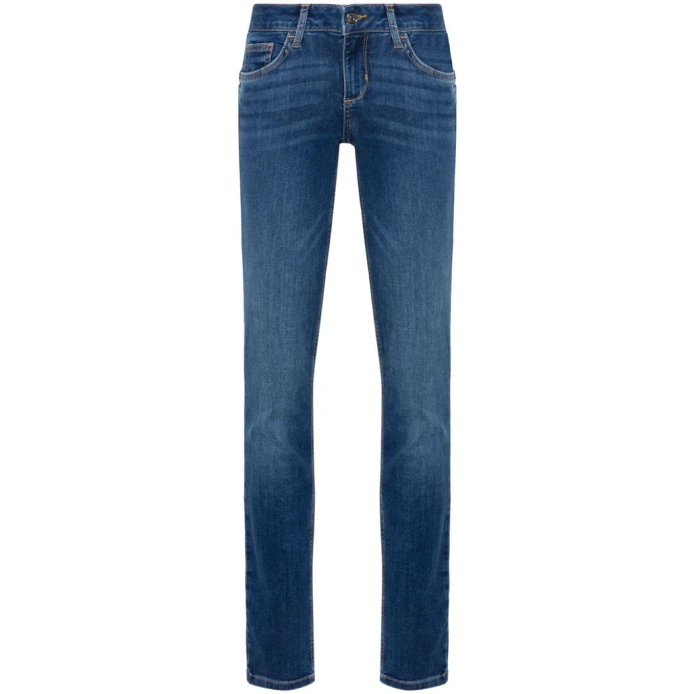 Liu Jo Blauwe Stonewashed Denim Jeans Blue Dames