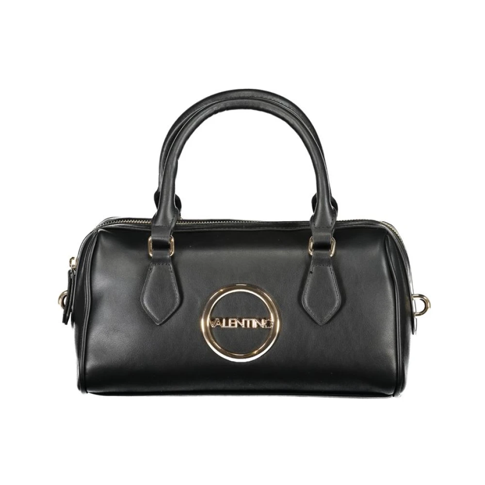 Valentino By Mario Valentino Women's Black Handbag With Iconic Logo