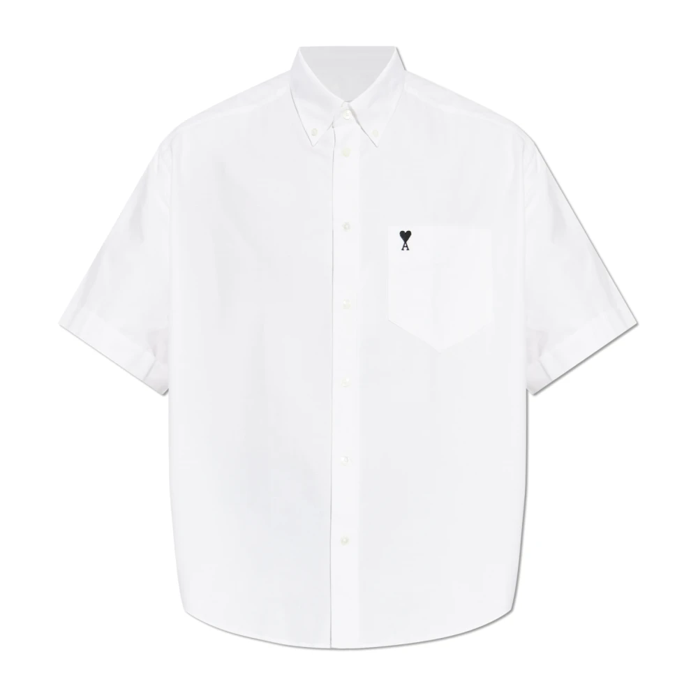 Ami Paris Homme Blanc - Shirts > Short Sleeve Shirts
