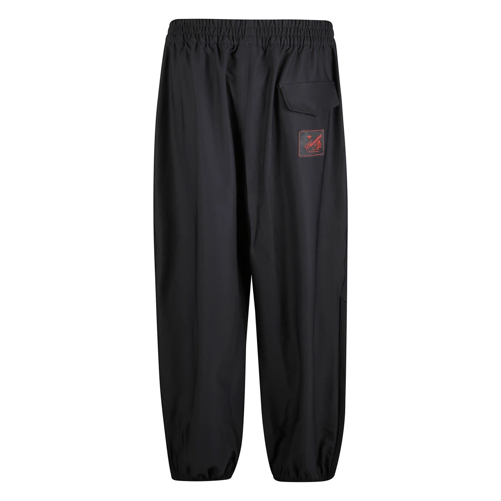 Adidas Herr Svart Byxor M, Polyester, Chavarria Twill Track Byxor