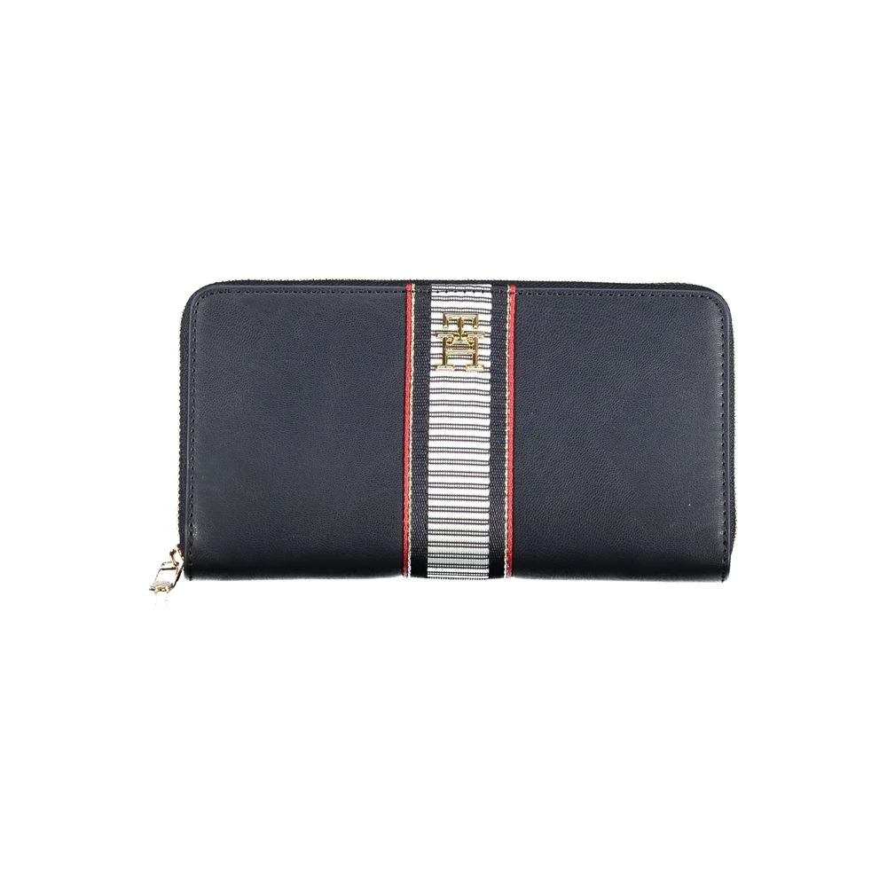 Tommy Hilfiger Blauwe Portemonnee van Polyethyleen met Meerdere Compartimenten Blue Dames