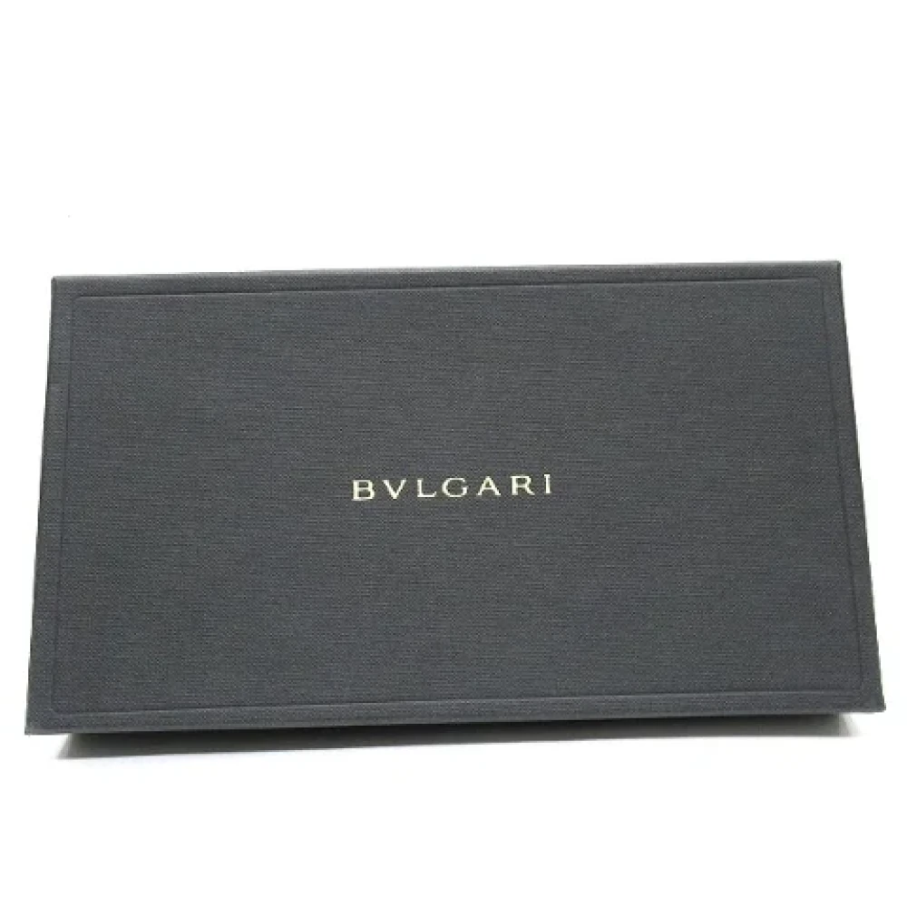 Bvlgari Vintage Pre-owned Canvas wallets Beige Dames