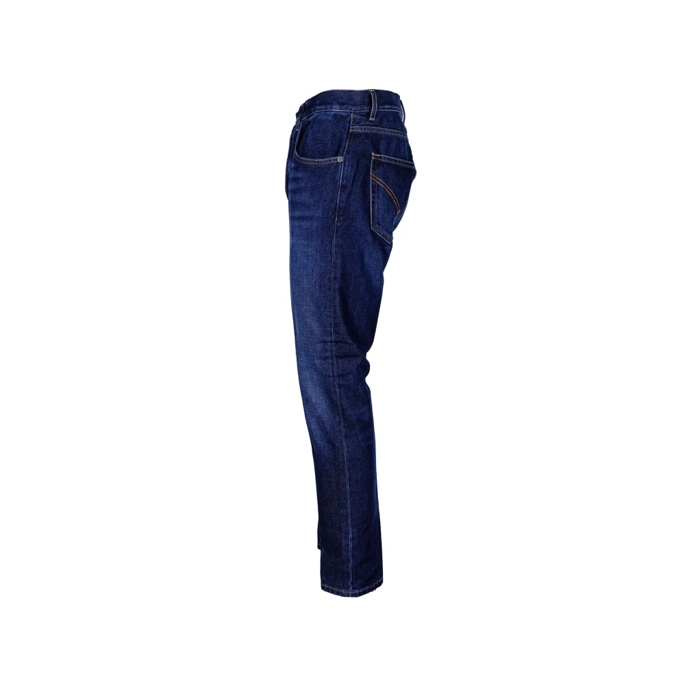 Dondup Heren Denim Wortel Slim Enkel-Lengte Jeans Blue Heren
