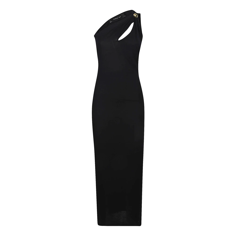 Federica Tosi Stijlvolle Cut Out Jurk Black Dames