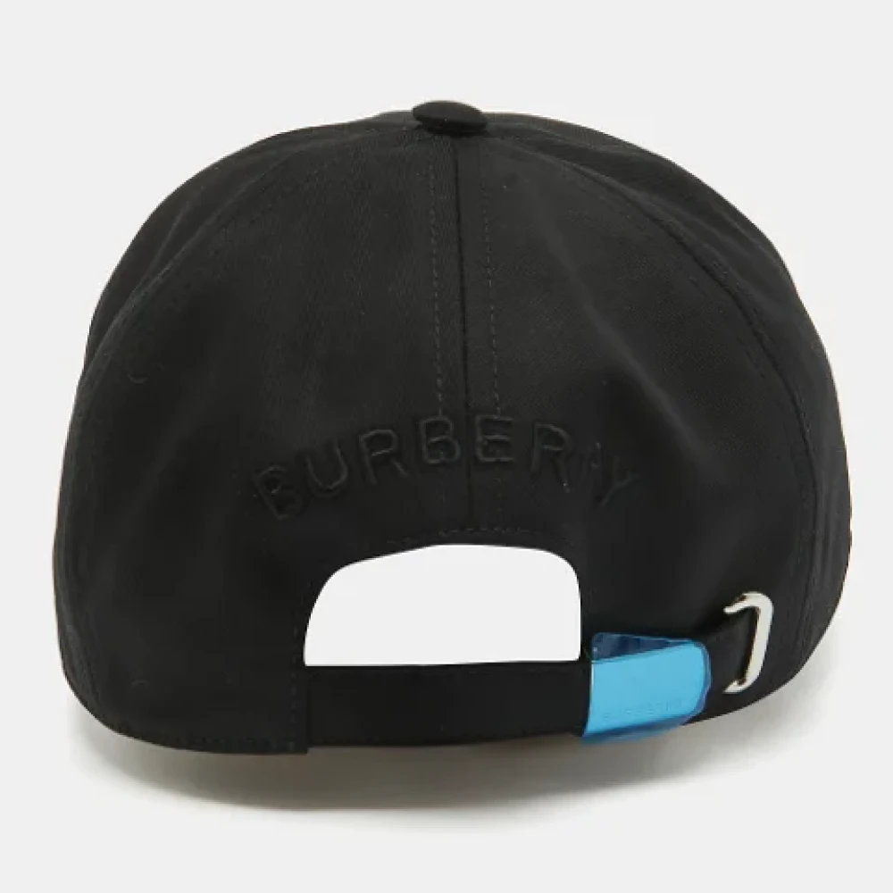 Burberry Vintage Pre-owned Cotton hats Black Heren