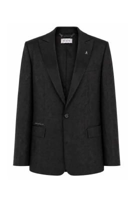 Jacquard Blazer Regular Fit Monogram