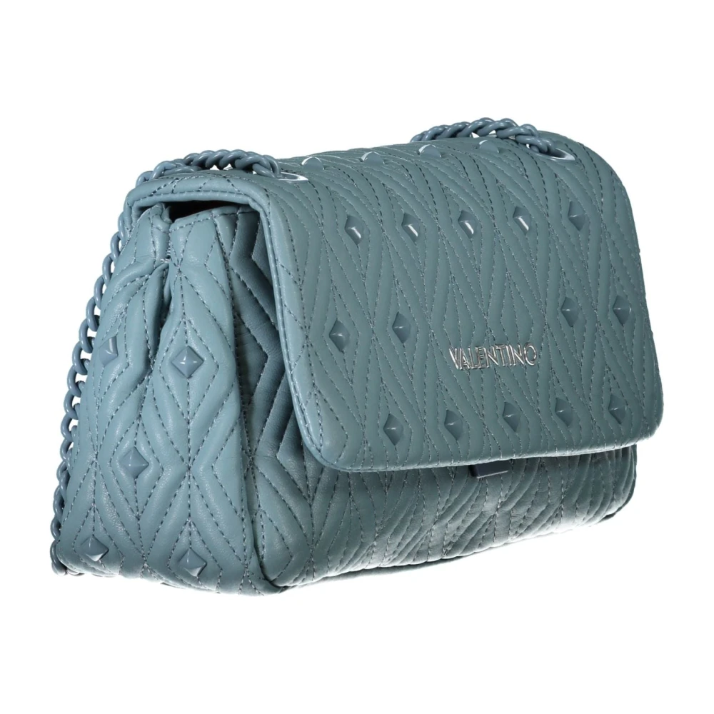 Valentino by Mario Valentino Blauwe Schoudertas met Kettingriem Blue Dames