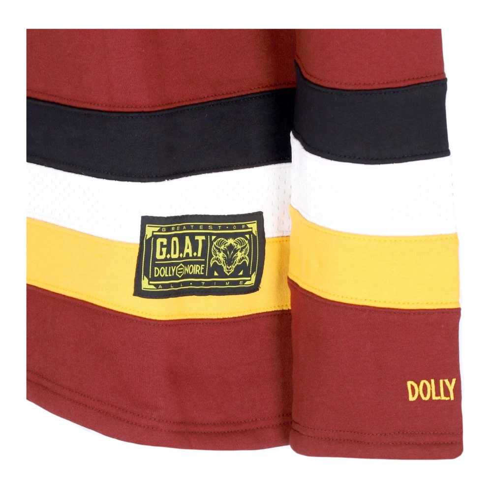 Dolly Noire Klassieke Hockey Hoodie Bordeaux Multicolor Heren