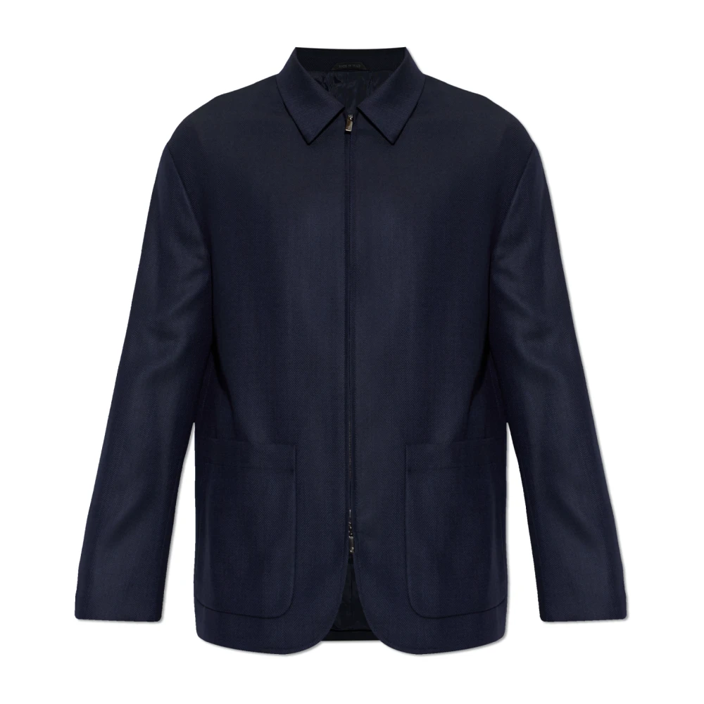 Giorgio Armani Hombre Azul Chaquetas, Talla: L