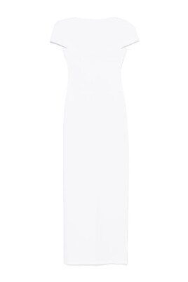 elegant-basile-kjole-med-hvid-halsudskaering