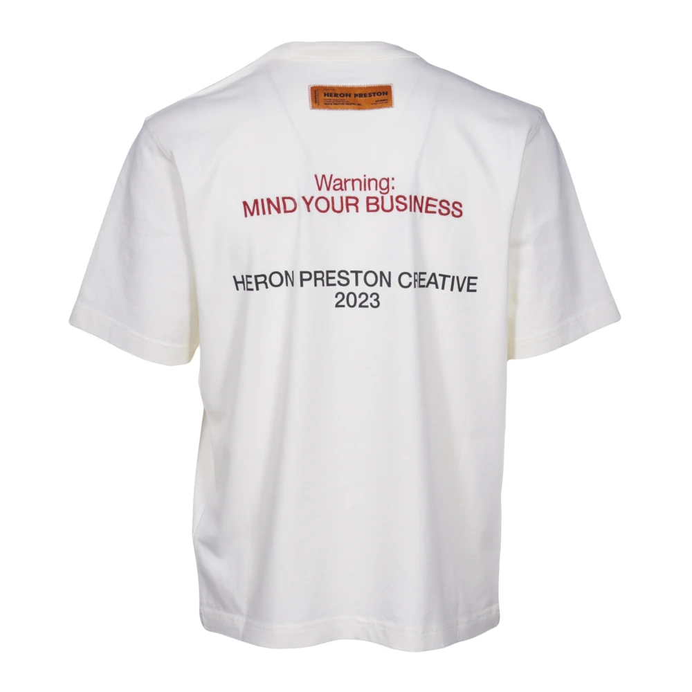 Heron Preston Pinafore Metal T-shirts en Polos White Heren