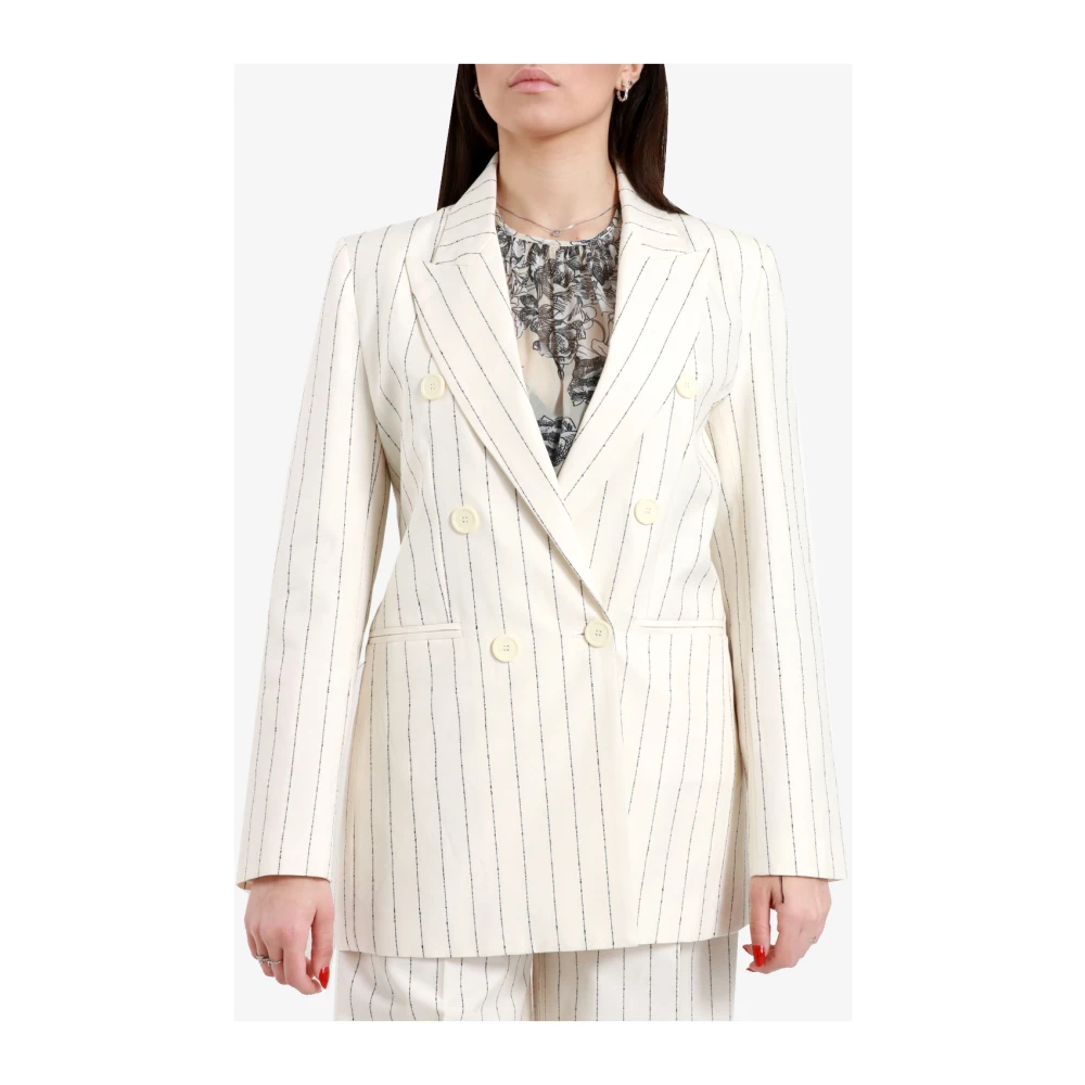 Semicouture Blazers White Dames