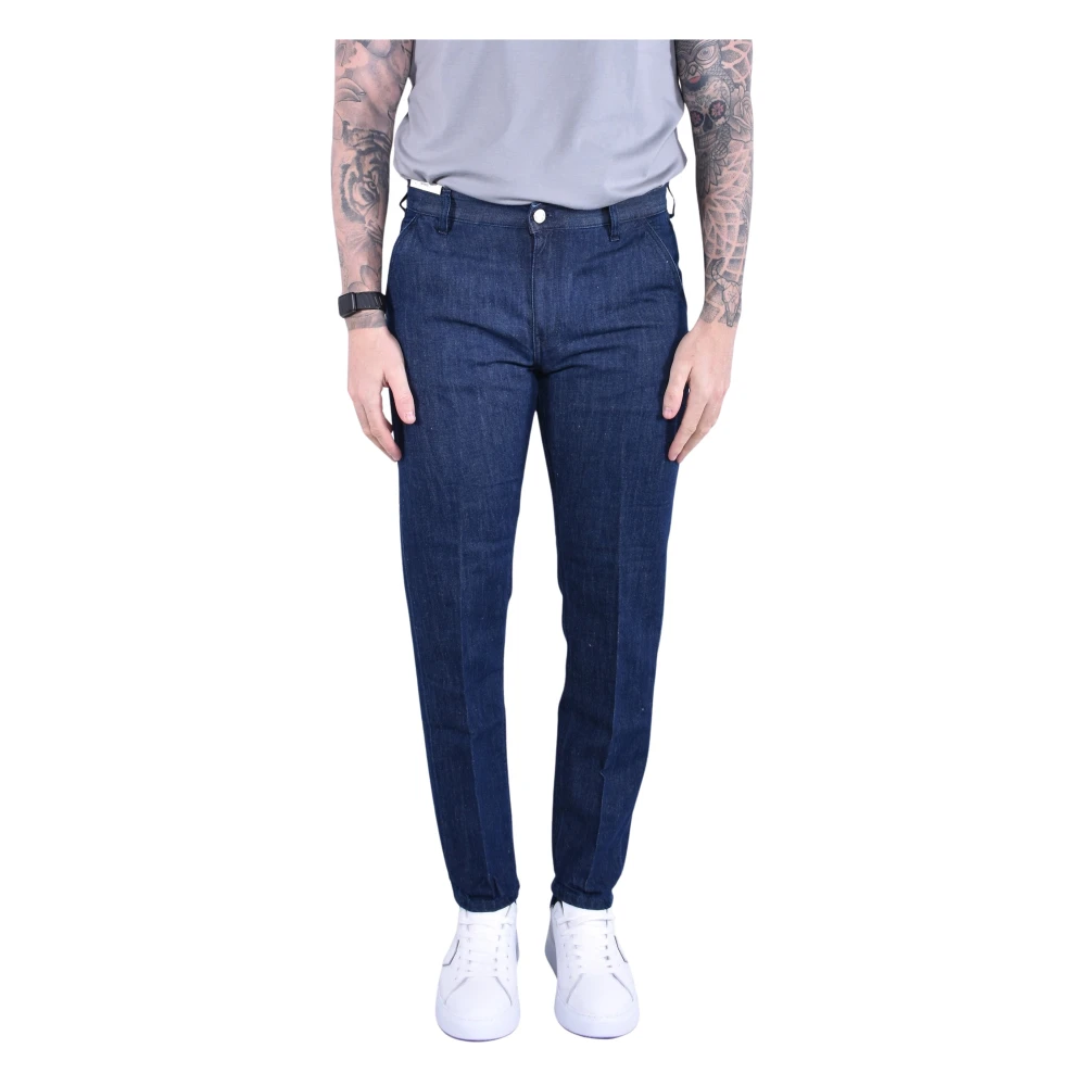 Pt Torino Men's Blue Slim-Fit Jeans - Slim Fit Jeans - W34 - Jeans