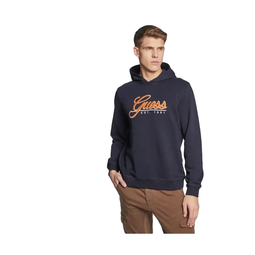 Guess Uomo Blu Felpe, Xs, New,