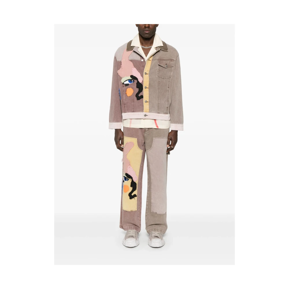 KidSuper Studios Auburn Brown Kinderen Jas Brown Heren