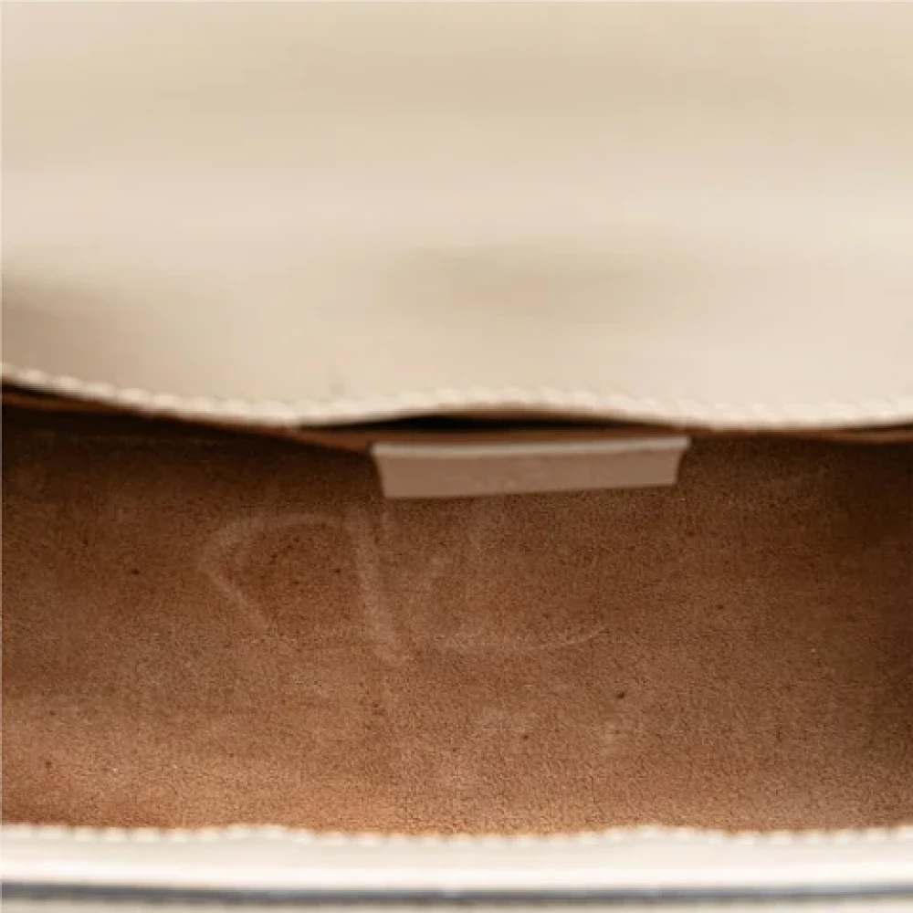 Gucci Vintage Pre-owned Leather gucci-bags White Dames