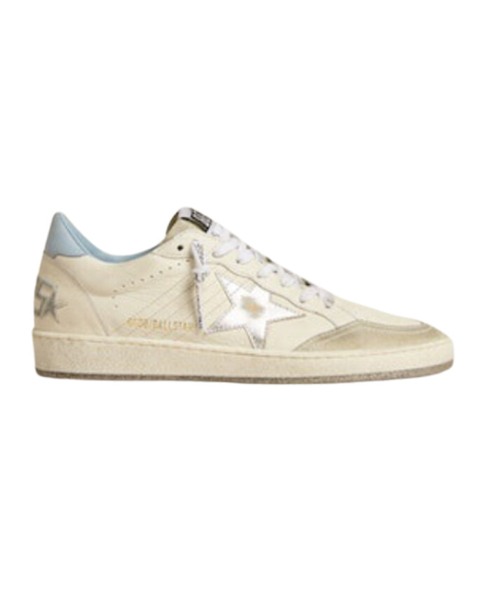 sneakers-etoile-argent-blanc-cuir