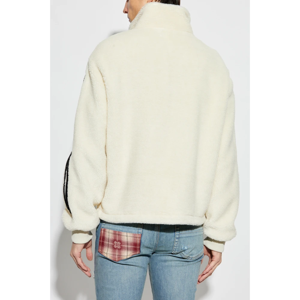 Amiri Sweatshirt met Logo Beige Heren