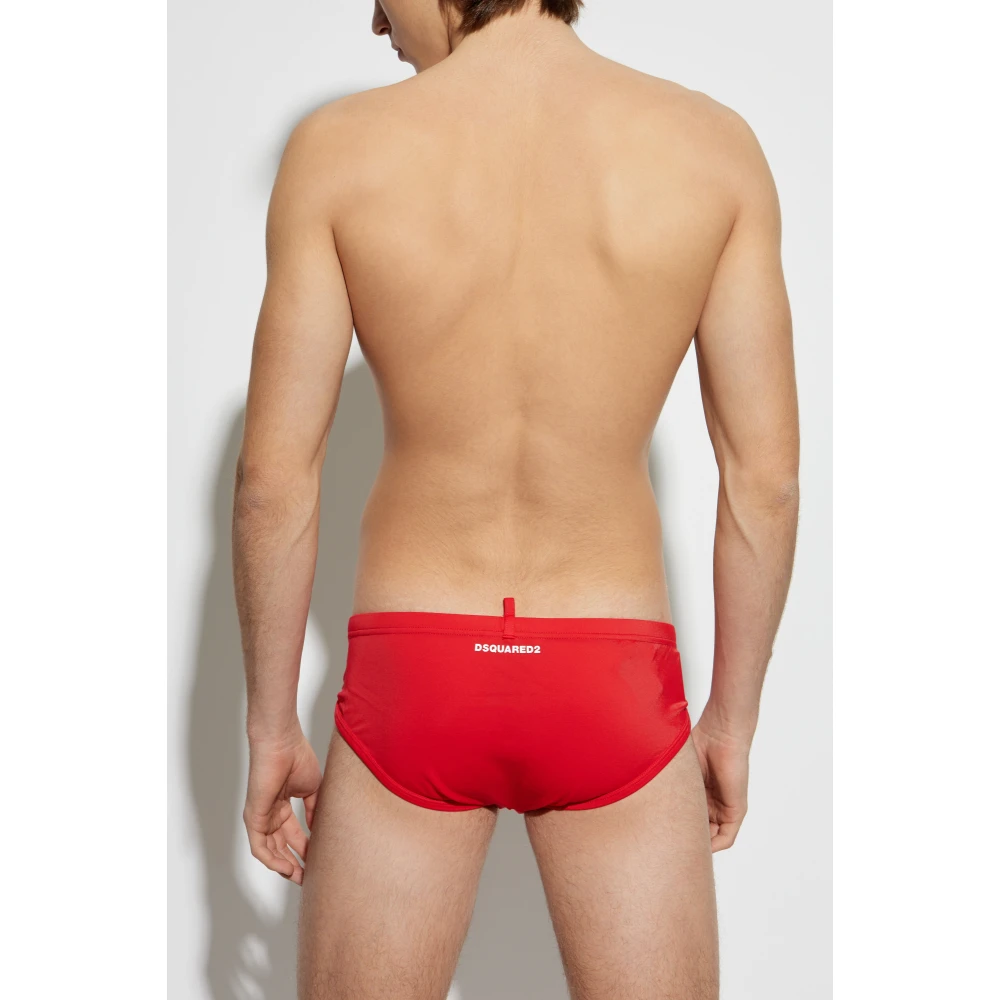 Dsquared2 Zwembroek Red Heren