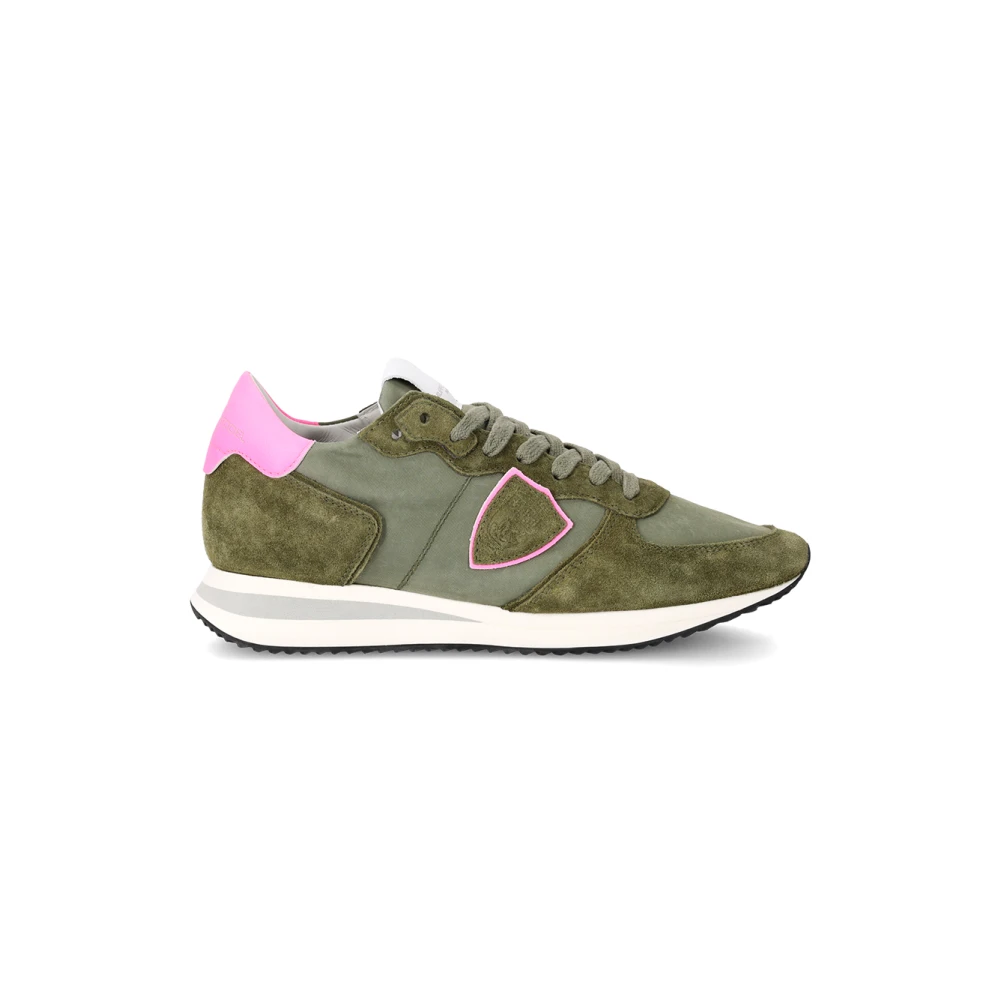 Philippe Model Women's Green Sneakers, 3 Uk, Trainers Trpx Running