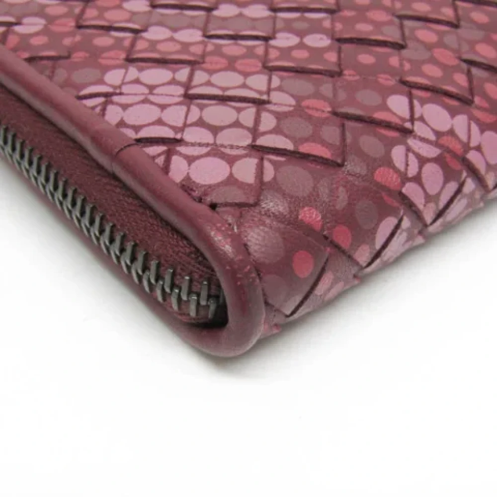 Bottega Veneta Vintage Pre-owned Leather clutches Pink Dames